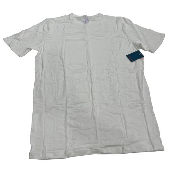 7-26 TOMMY JOHN Men's Top Crew Cool Cotton White 2XL - Picture 1 of 7